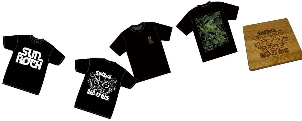 SUNROCKTシャツ